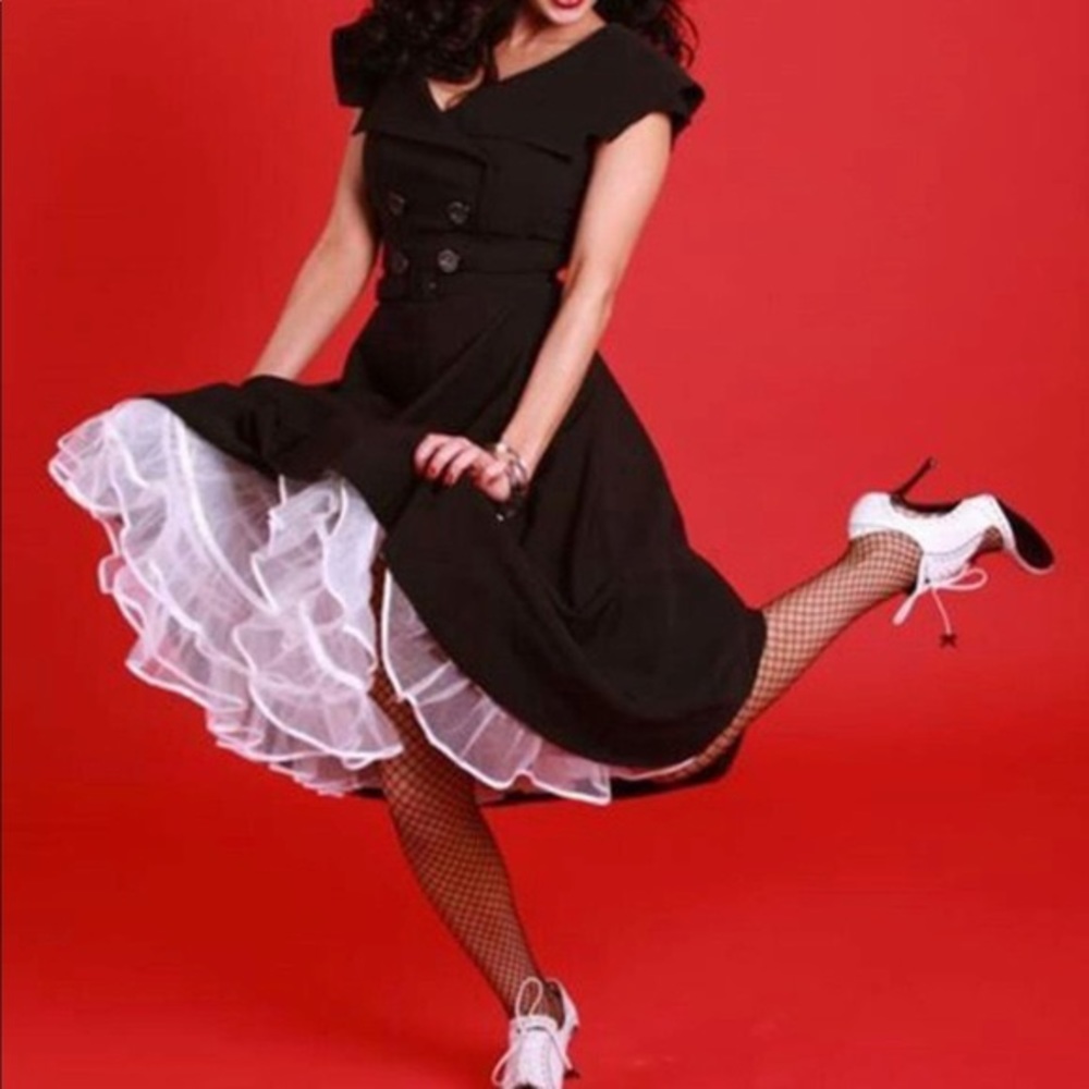 Bettie Page Secretary Swing Dress